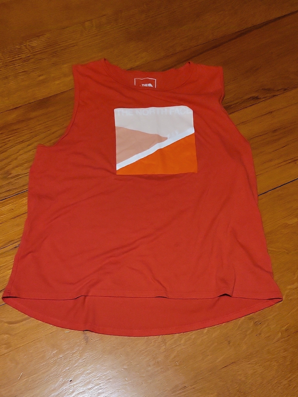 The North Face Women's Orange-Red Graphic Tank